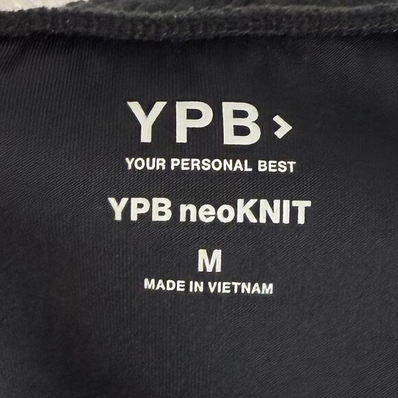 YPB Abercrombie & Fitch neoKNIT Unlined Mini Skirt Black Sporty Size Medium - Picture 4 of 5